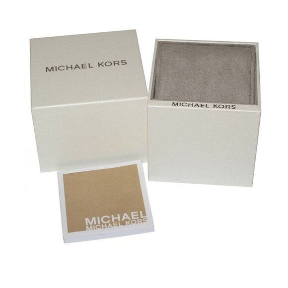 MICHAEL KORS MK4679 ROSE GOLD LOGO DIAL ROSE GOLD STAINLESS STRAP WOMENS WATCH - Picture 6 of 6